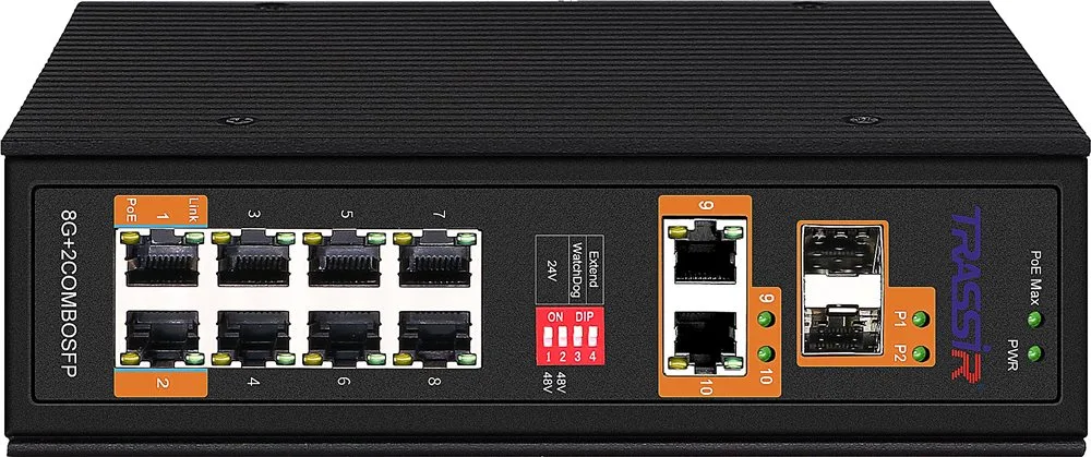 TRASSIR TR-NS15122S-300-8POE